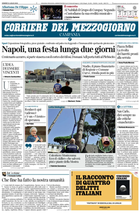 Cover of Corriere del Mezzogiorno (Campania)