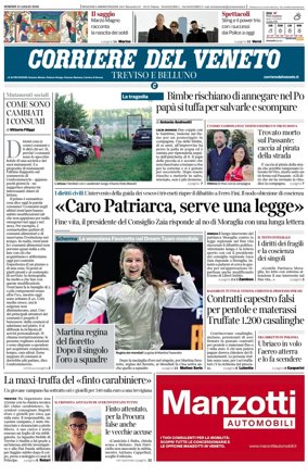 Cover of Corriere del Veneto (Treviso e Belluno)
