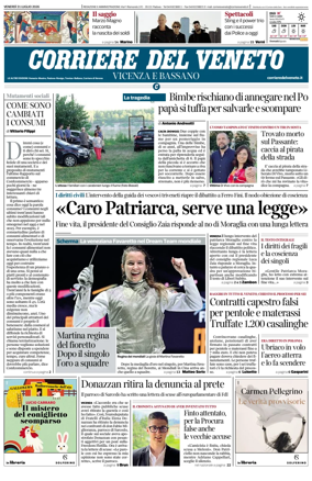 Cover of Corriere del Veneto (Vicenza e Bassano)