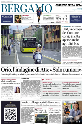 Cover of Corriere della Sera (Bergamo)