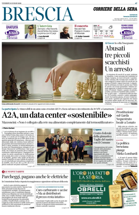 Cover of Corriere della Sera (Brescia)