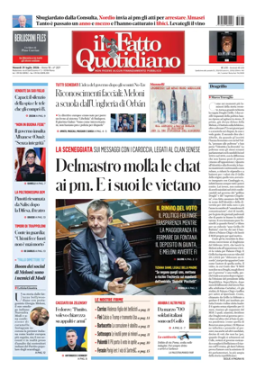 Cover of Il Fatto Quotidiano