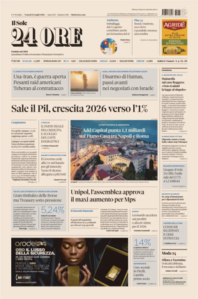 Cover of Il Sole 24 Ore
