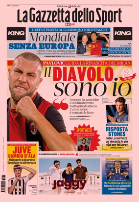Cover of La Gazzetta dello Sport - Milano