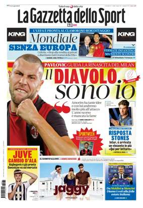 Cover of La Gazzetta dello Sport - Roma