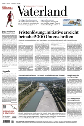 Cover of Liechtensteiner Vaterland