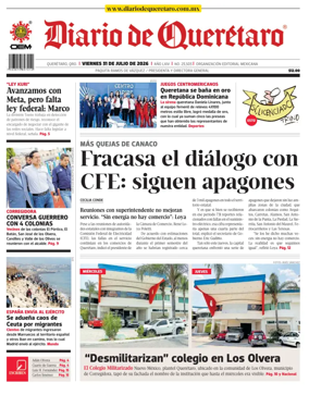 Cover of Diario de Queretaro
