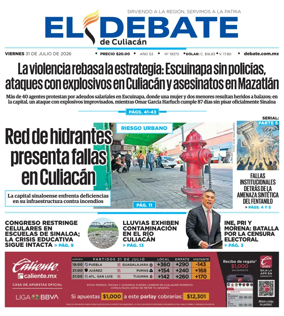Cover of El Debate de Culiacan