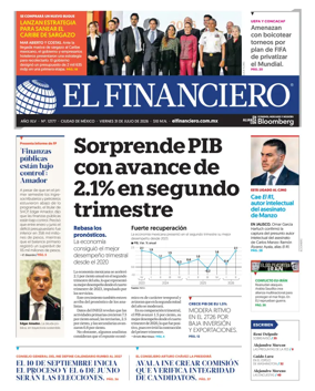 Cover of El Financiero