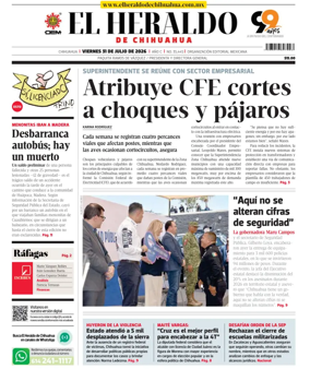 Cover of El Heraldo de Chihuahua
