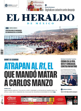 Cover of El Heraldo de Mexico