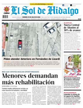 Cover of El Sol de Hidalgo