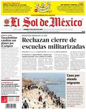 Cover of El Sol de Mexico