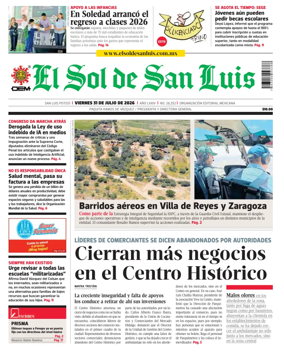 Cover of El Sol de San Luis Potosi