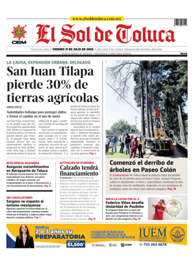 Cover of El Sol de Toluca