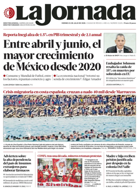 Cover of La Jornada