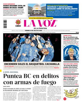 Cover of La Voz de la Frontera