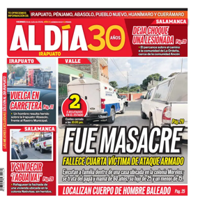 Cover of Periodico Al Dia (Irapuato)