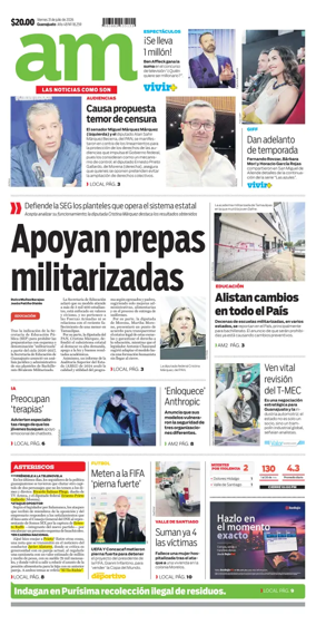 Cover of Periodico AM (Leon)