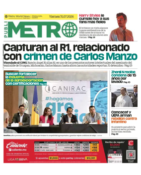 Cover of Publimetro Guadalajara