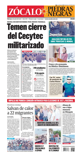 Cover of Zocalo Piedras Negras