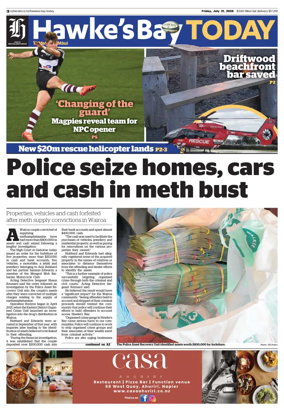 Cover of Hawke's Bay Today