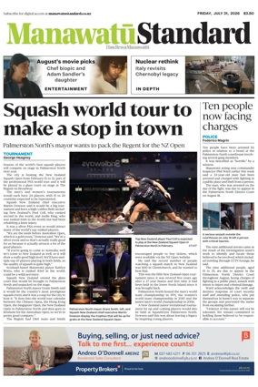Cover of Manawatu Standard