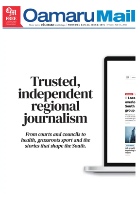 Cover of The Oamaru Mail