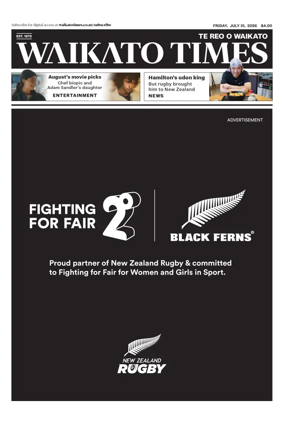 Cover of Waikato Times