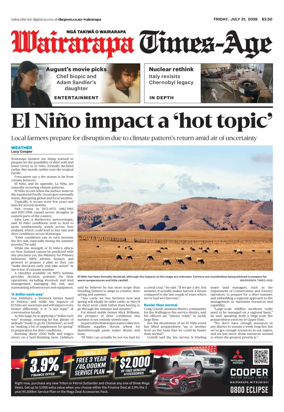 Cover of Wairarapa Times-Age (NZ)