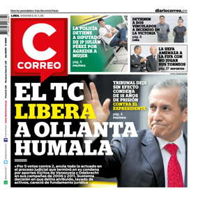 Cover of Diario Correo