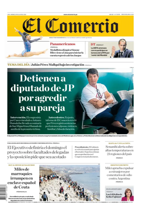 Cover of Diario El Comercio
