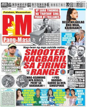 Cover of PM Pang-Masa