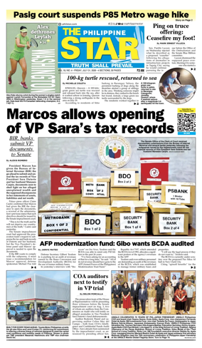 Cover of The Philippine Star