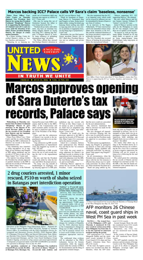 Cover of United News - English Edition