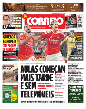 Cover of Correio da Manha