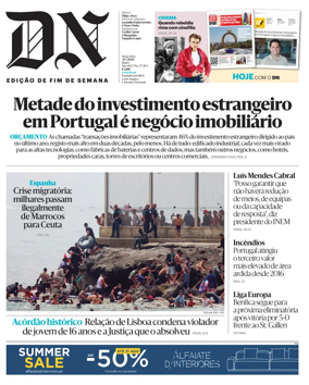 Cover of Diario de Noticias