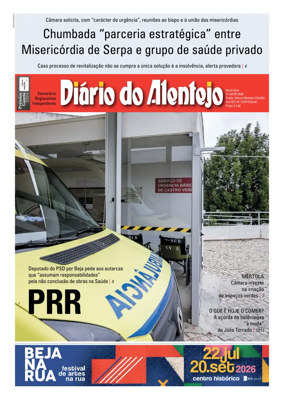Cover of Diario do Alentejo