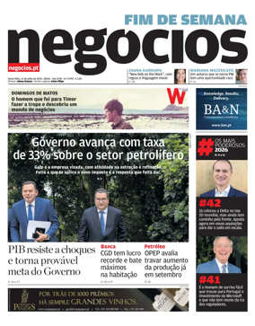 Cover of Jornal de Negocios