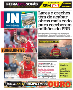 Cover of Jornal de Noticias