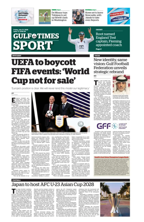 Cover of Gulf Times Sport