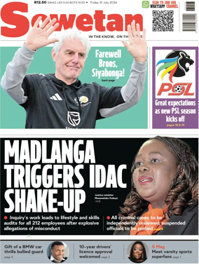 Cover of Sowetan