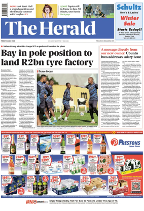 Cover of The Herald (South Africa)