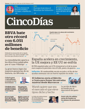 Cover of Cinco Dias