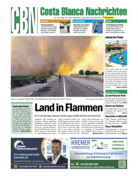 Cover of Costa Blanca Nachrichten