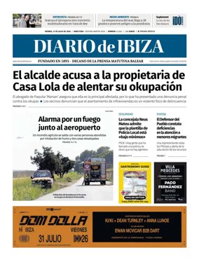 Cover of Diario de Ibiza