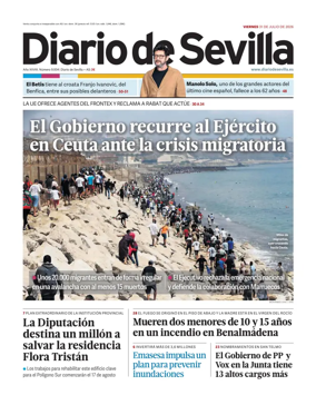 Cover of Diario de Sevilla