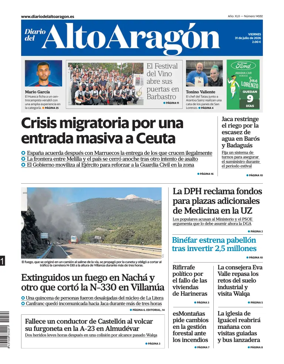 Cover of Diario del Alto Aragon
