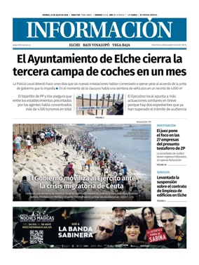 Cover of Diario Informacion (Elche y Vega Baja)