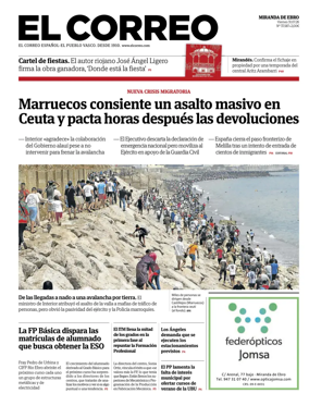 Cover of El Correo (Miranda de Ebro)